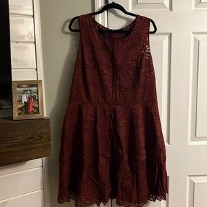 New Tommy Higlfiger size 18 Burgundy dress